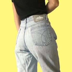 Calvin Klein Sport High Waisted Mom Jeans